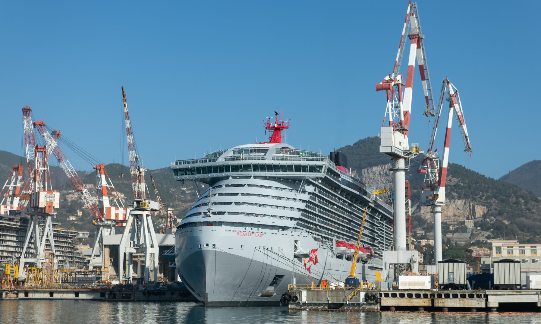 Scarlet Lady Virgin Voyages Fincantieri Sestri Ponente Genova