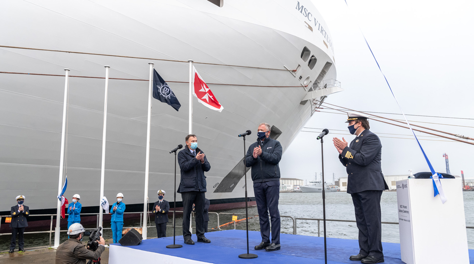 Msc Virtuosa consegna delivery Msc Crociere