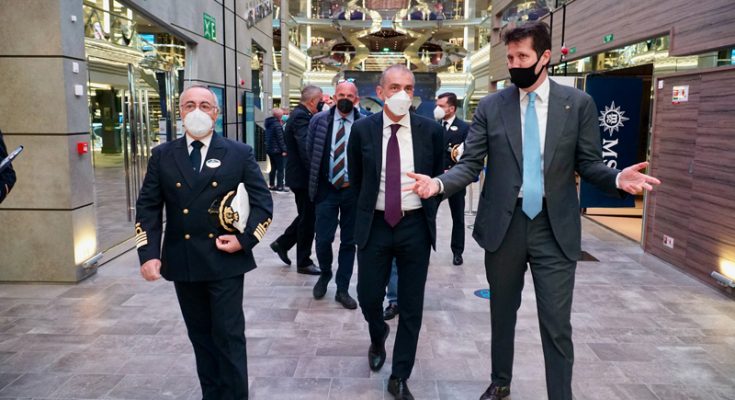 Msc Grandiosa sottosegretario Andrea Costa