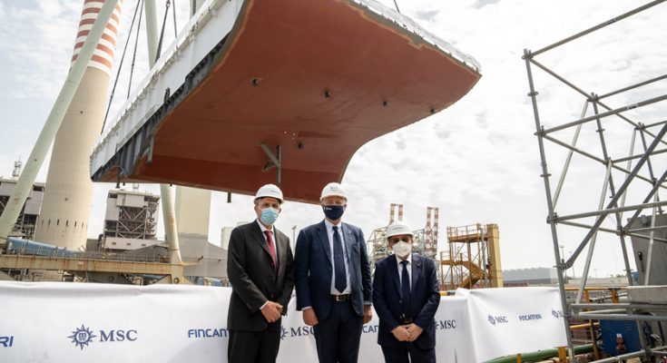Msc Seascape coin ceremony Msc Crociere
