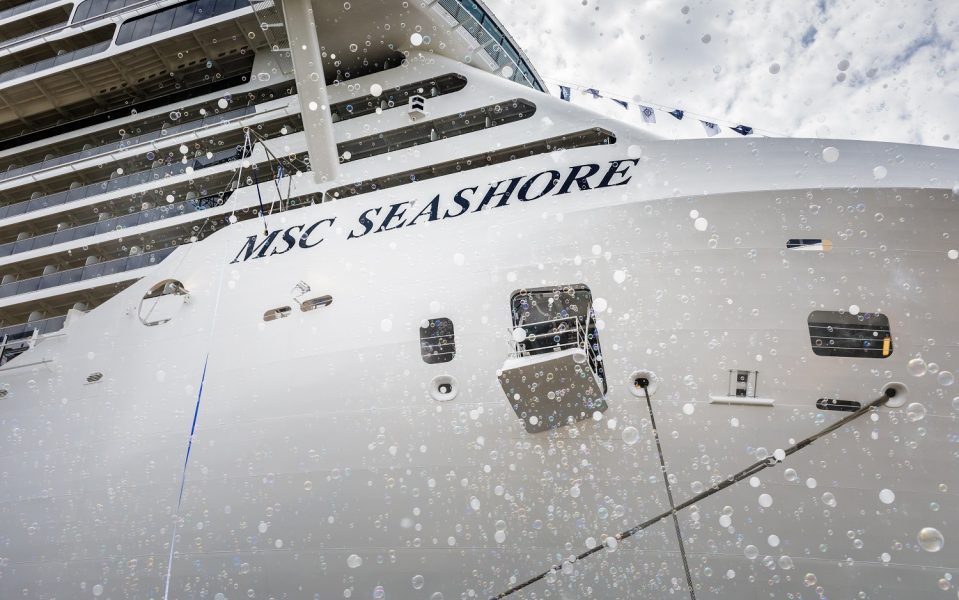 Msc Seashore delivery