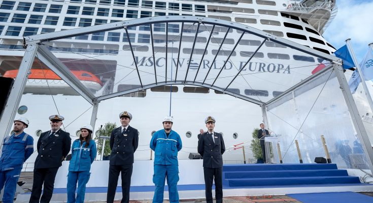 MSC World Europa Delivery Ceremony