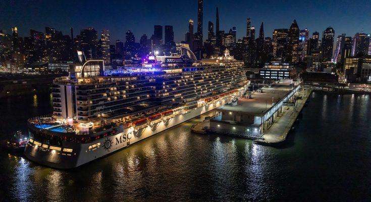 MSC Seascape arrives into New York City
