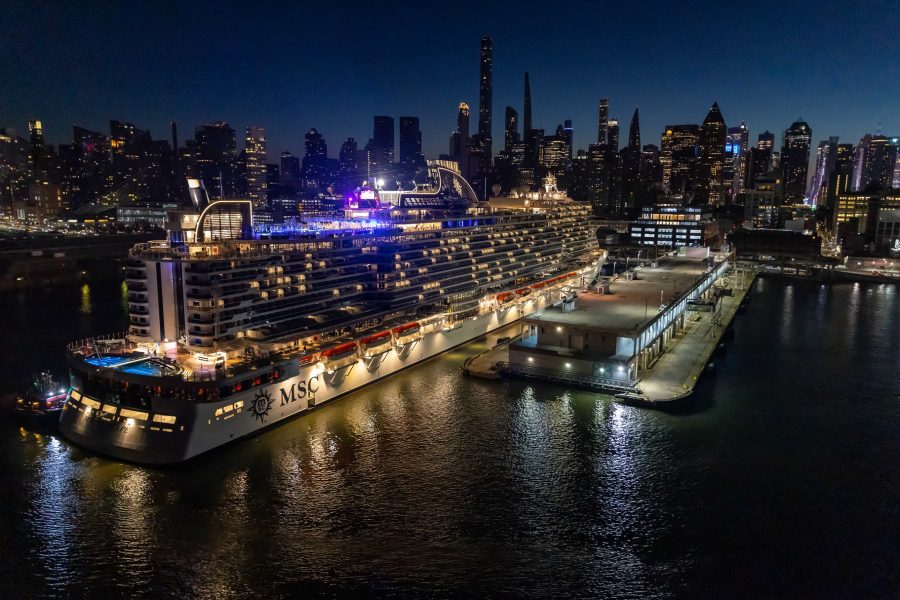 MSC Seascape arrives into New York City