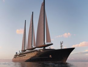© Maxime d'Angeac & Martin Darzacq for Orient Express, Accor - Yacht front prow pink