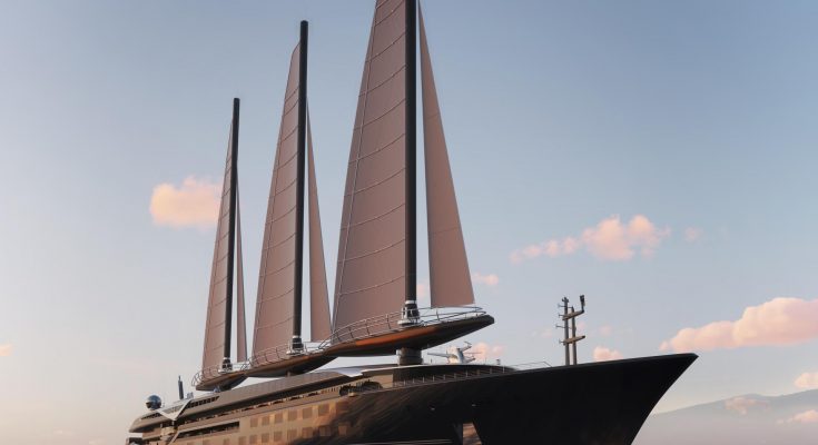 © Maxime d'Angeac & Martin Darzacq for Orient Express, Accor - Yacht front prow pink