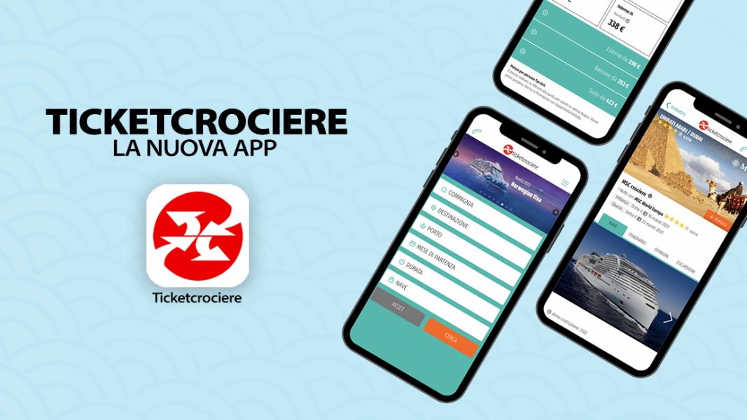 Copertina App Ticketcrociere