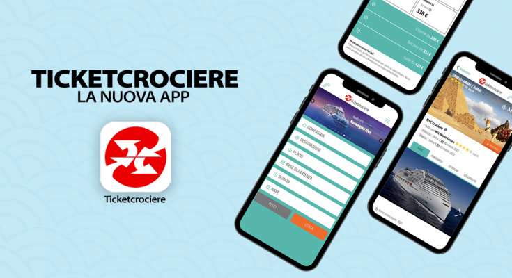 Copertina App Ticketcrociere
