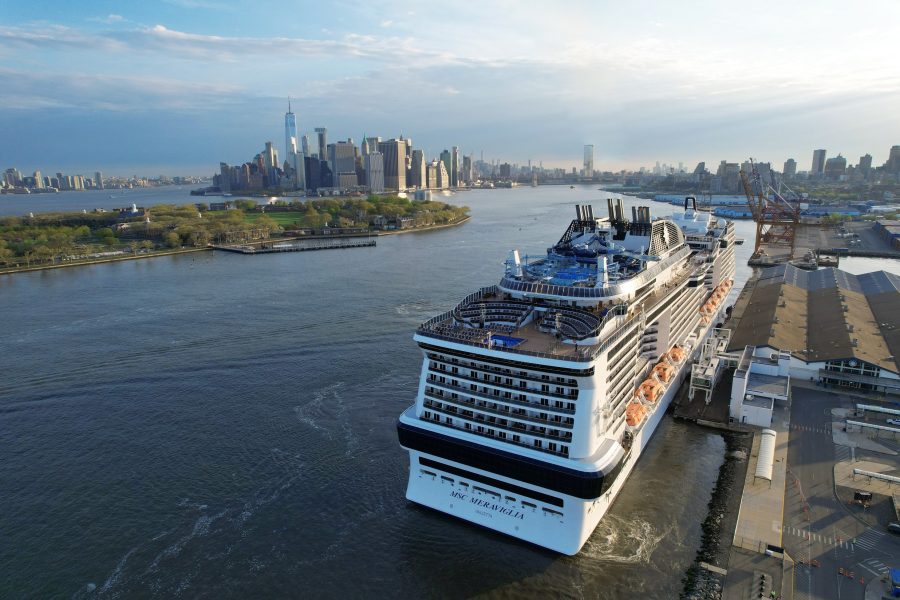 MSC Meraviglia at Brooklyn Cruise Terminal