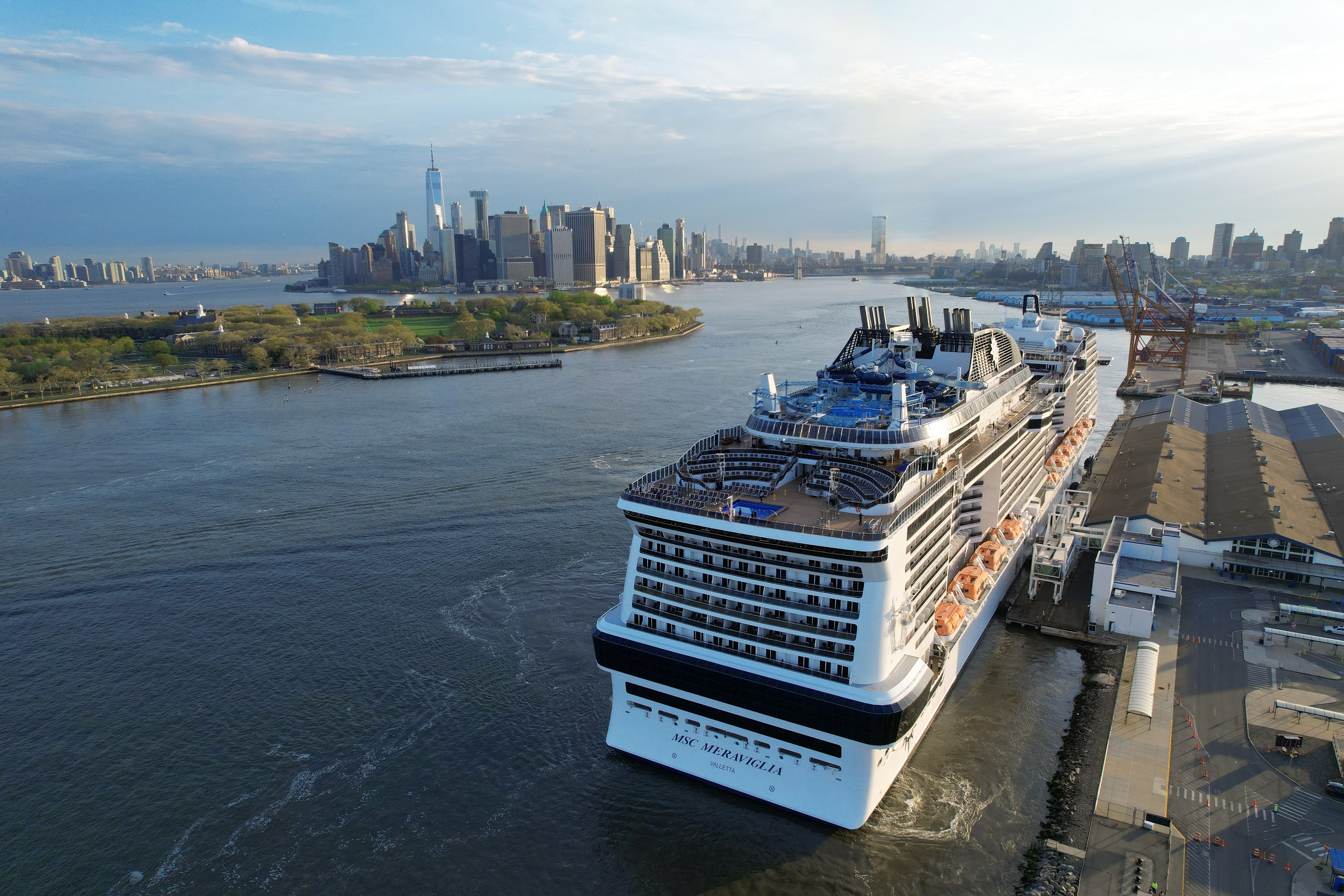 MSC Meraviglia at Brooklyn Cruise Terminal