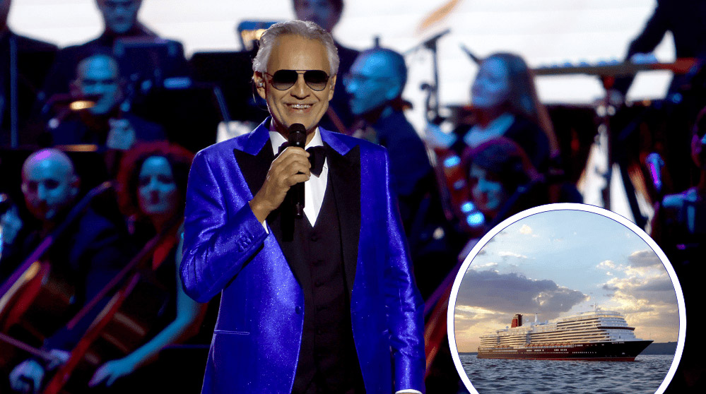 Bocelli Cunard Queen Anne