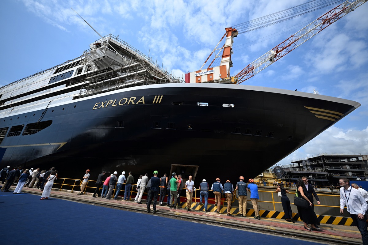 navi di lusso Tripla Cerimonia _ MSC Fincantieri 14.07 _ Explora III