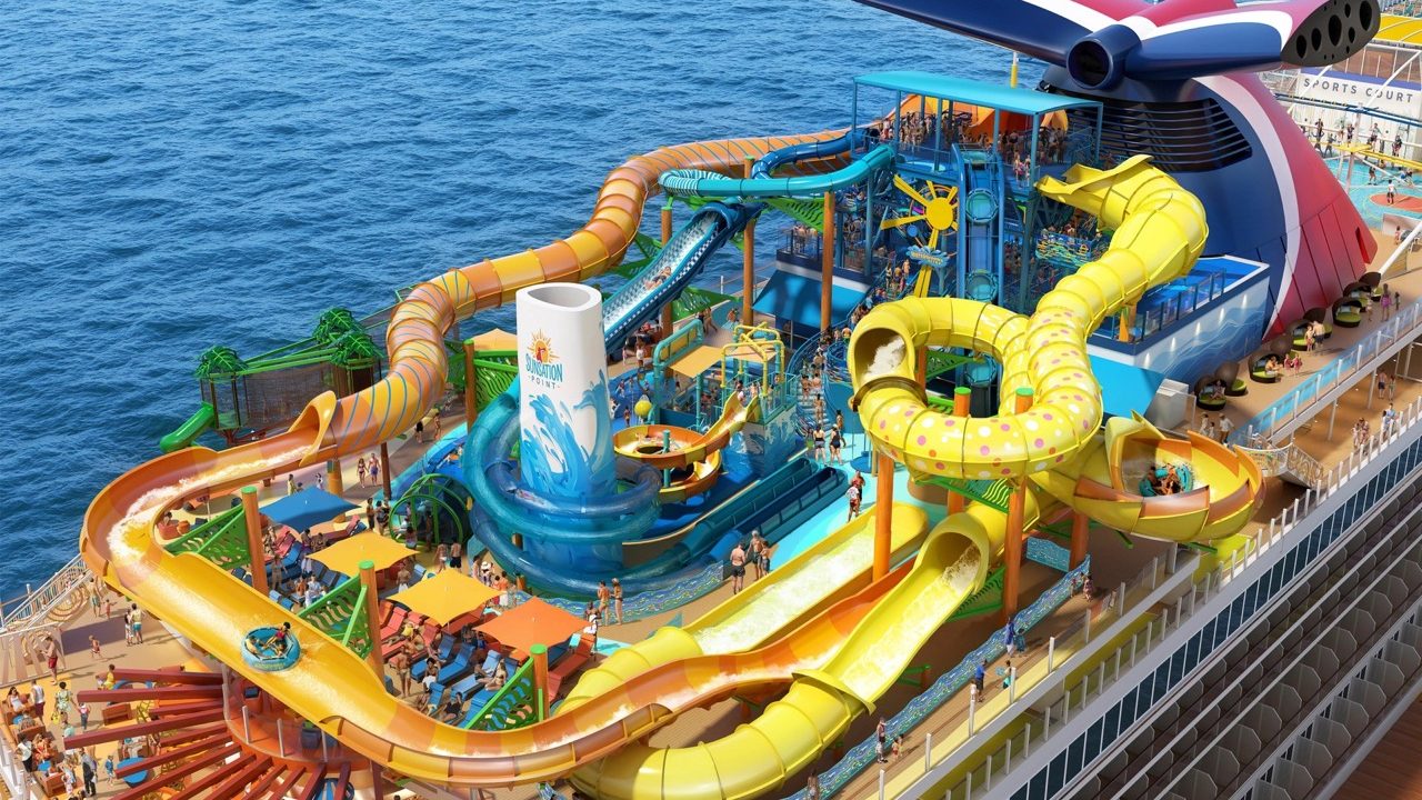 Carnival Festivale: a bordo di più grande parco acquatico della flotta