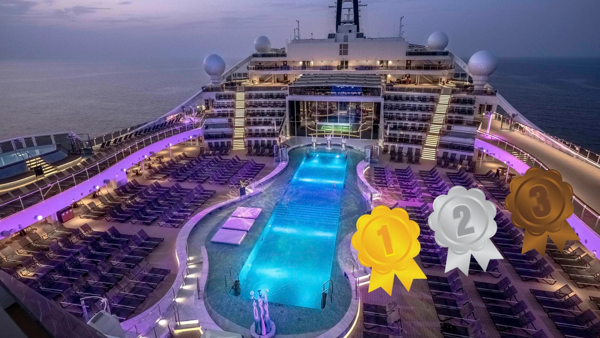 Le Navi con il Maggior Numero di Piscine