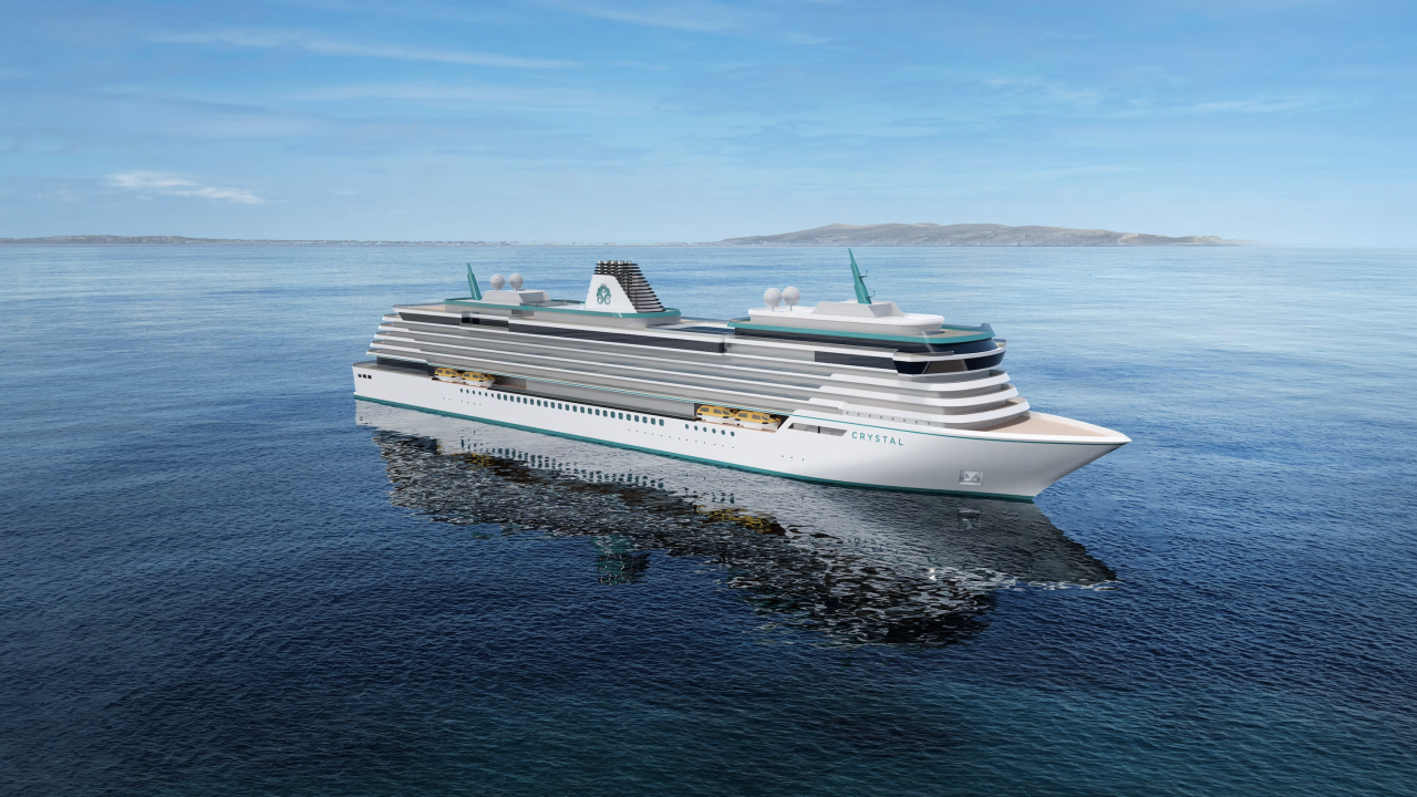 Crystal Cruises presenta Crystal Grace, la nuova ammiraglia in arrivo nel 2028