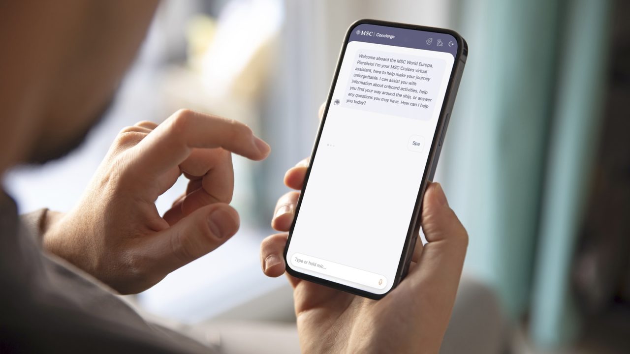Nasce MSC Concierge, il nuovo assistente virtuale a bordo delle navi MSC Crociere